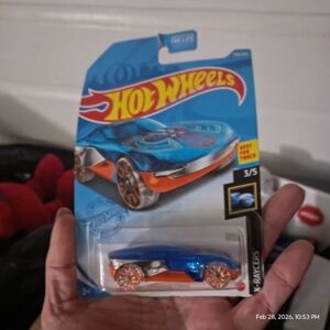 Mattel Hot Wheels Batman Blue and Orange Racer